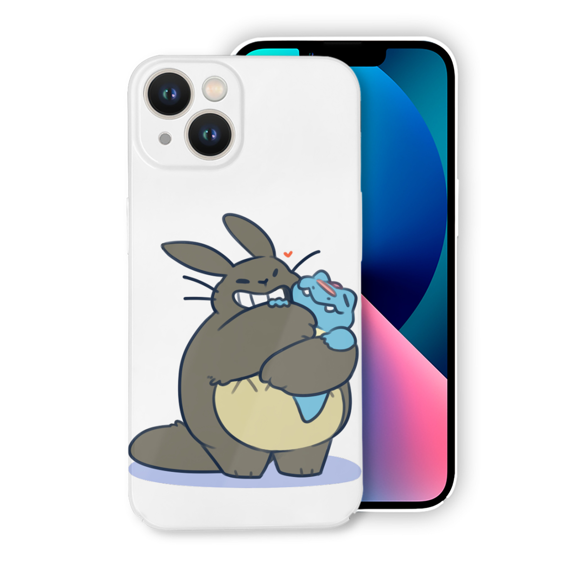 （画像用） となりのトトロ 草壁メイ 草壁サツキ My Neighbor Totoro Satsuki Kusakabe Mei Kusakabe 【iPhone 14シリーズ対応】ハードケース